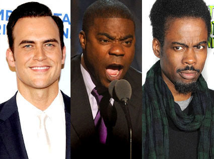 Cheyenne Jackson, Tracy Morgan, Chris Rock Cheyenne Jackson, Tracy Morgan, Chris Rock